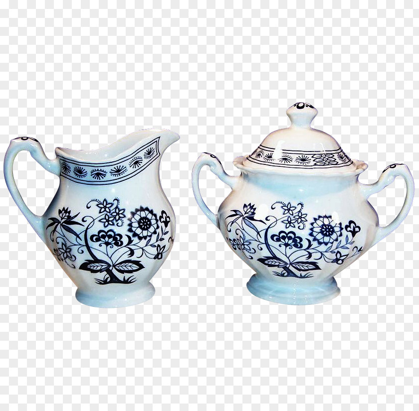 Mug Jug Ceramic Blue And White Pottery PNG