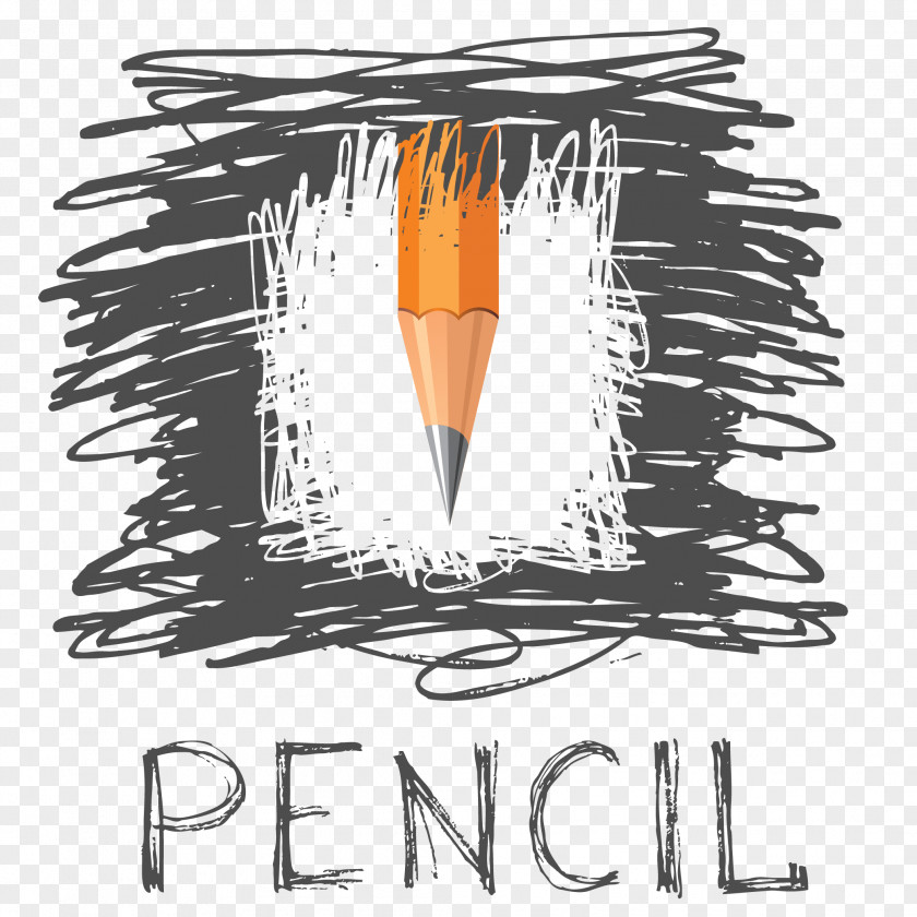 Pencil Drawing Vector Graphic Design PNG