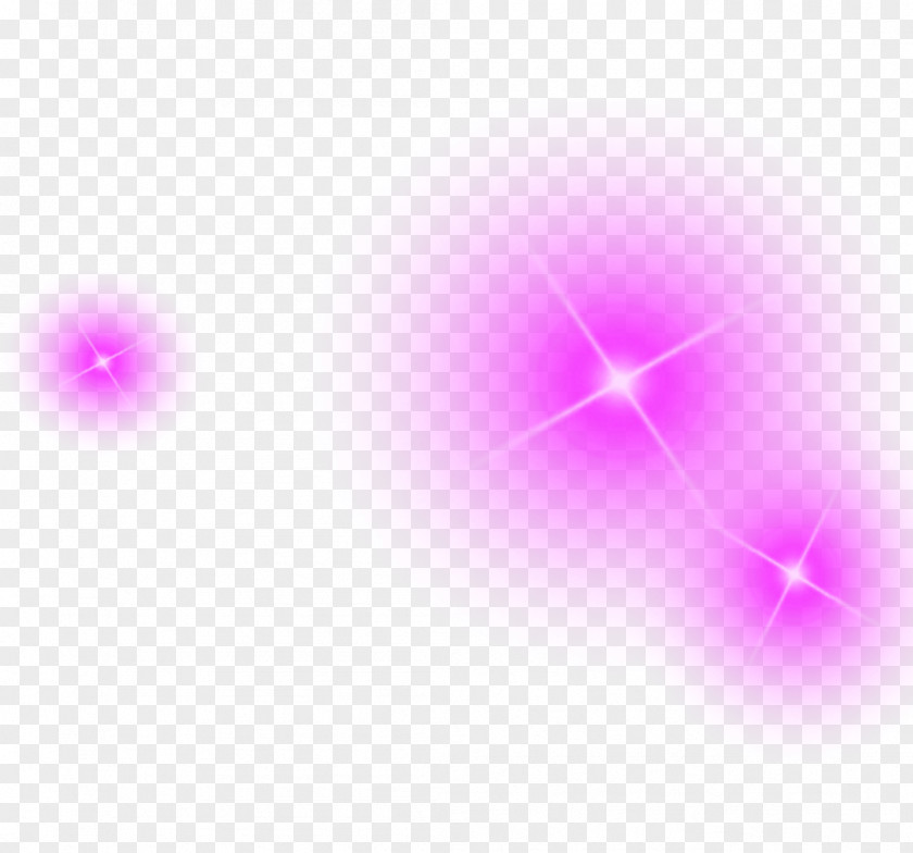 Purple Simple Shine Light Effect Element Violet PNG