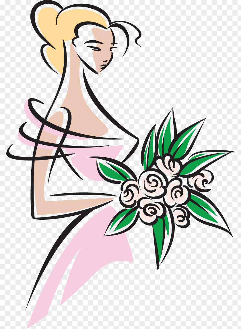 Decorative Bride Royalty-free Illustration PNG