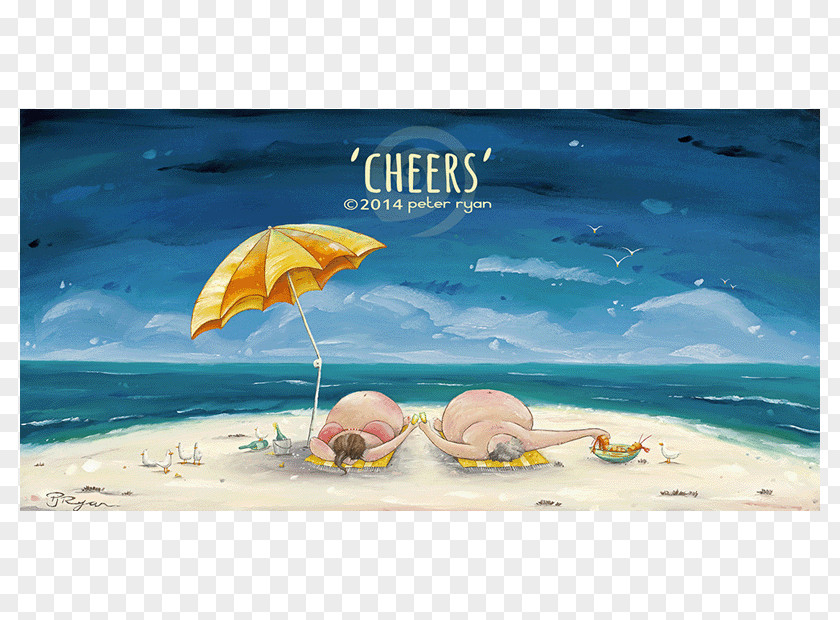 Painting Caribbean Advertising Sea Vacation PNG