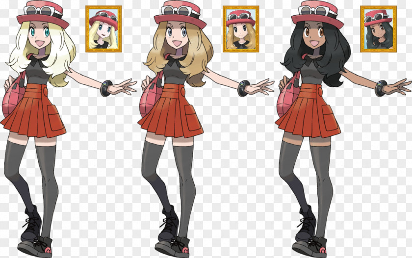 Pokemon Go Pokémon X And Y Serena Gold Silver Crystal Black & White PNG