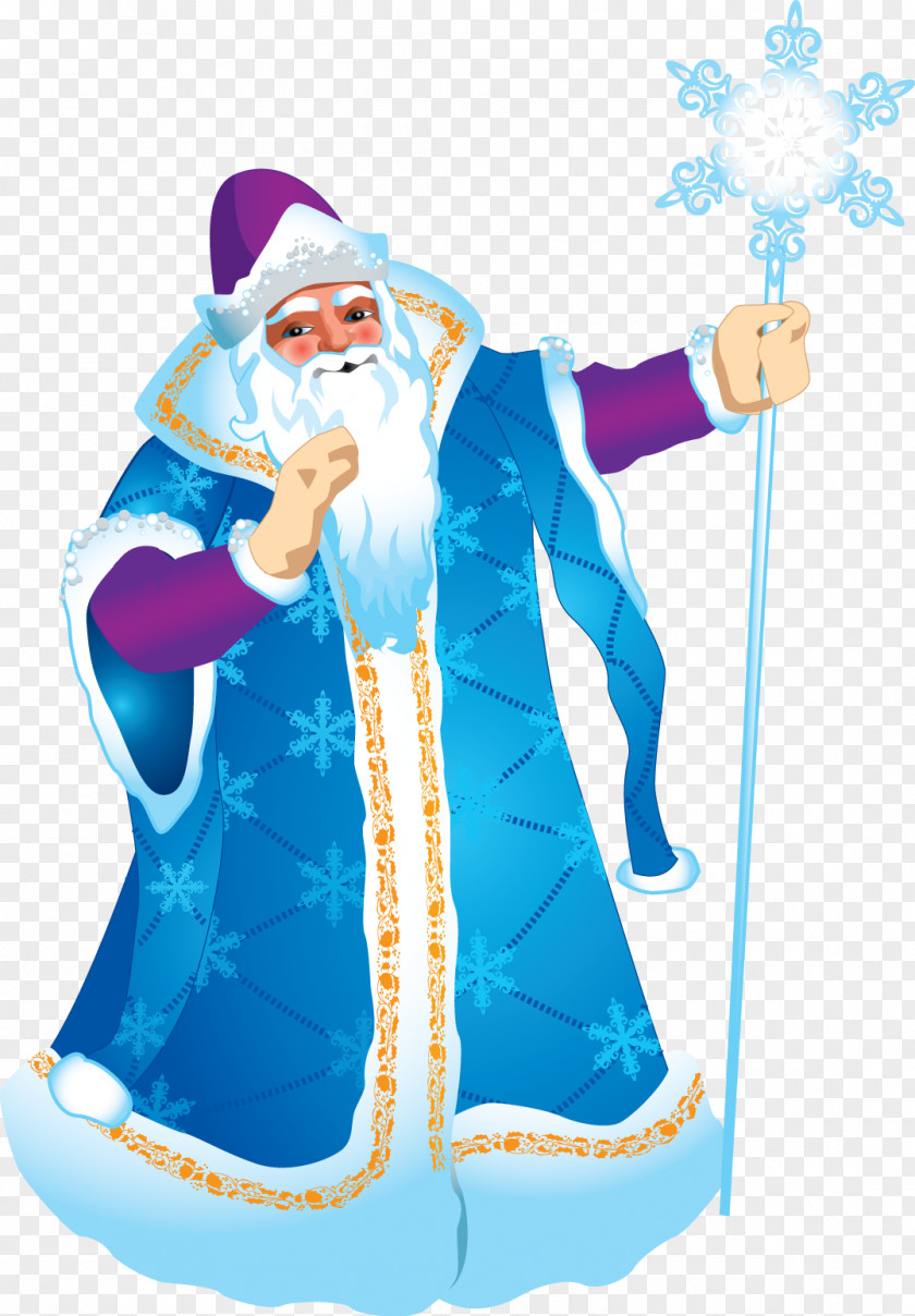 Santa Ded Moroz Snegurochka Claus Grandfather Clip Art PNG