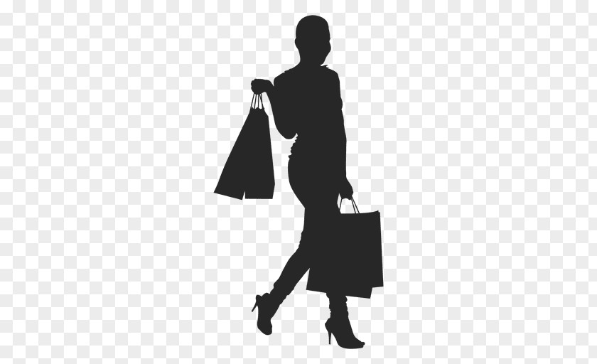 Shop Background Silhouette Female Woman PNG