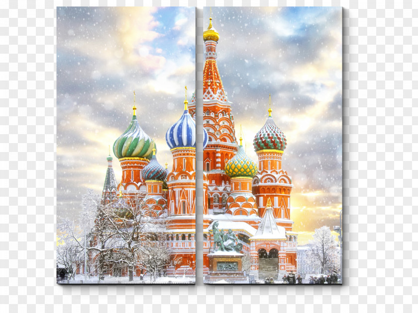 St-petersburg Red Square In Moscow Saint Basil's Cathedral Spasskaya Tower Tsar Bell PNG