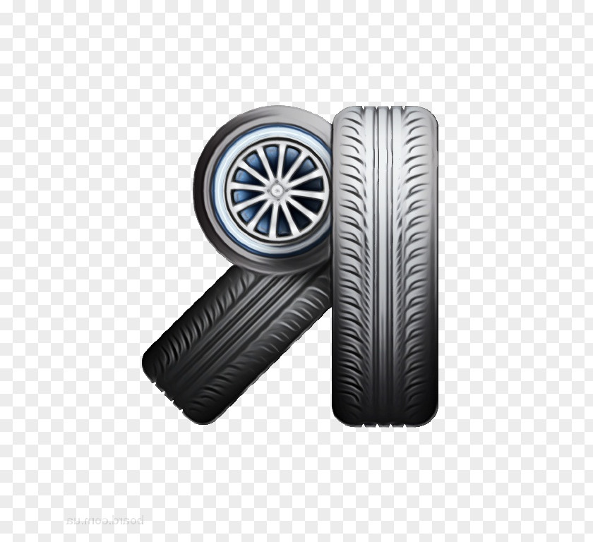 Synthetic Rubber Spoke Tire Automotive Wheel System Rim PNG