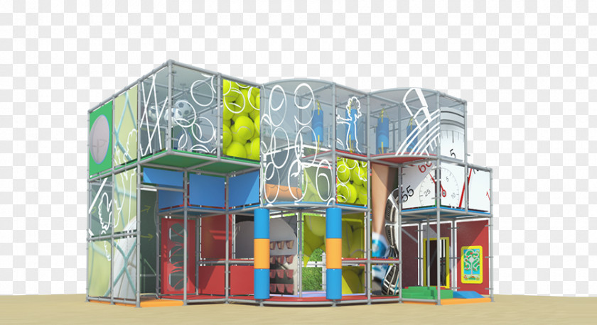 Indoor Playground Product Design Facade PNG
