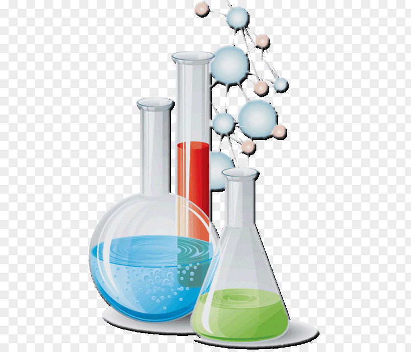 Laboratory Flasks Chemistry Science Scientist PNG