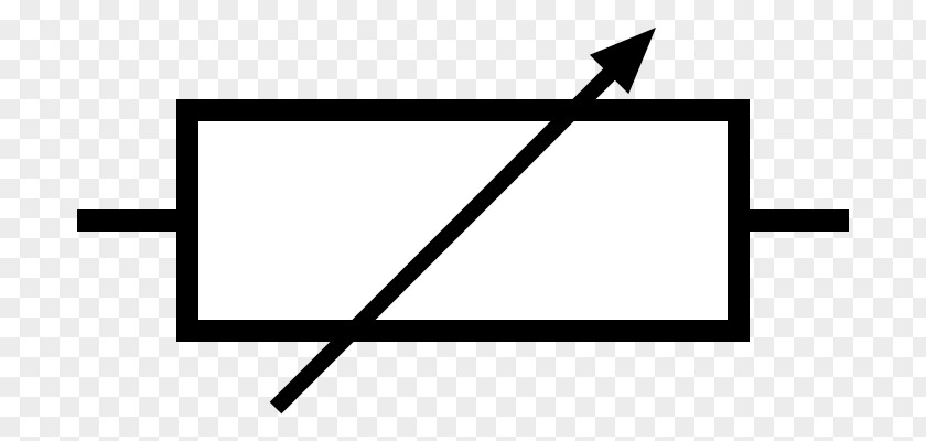 Circuit Component Potentiometer Resistor Electronic Symbol PNG