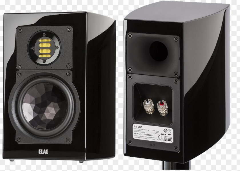 High Gloss Computer Speakers Loudspeaker Enclosure Elac Studio Monitor PNG