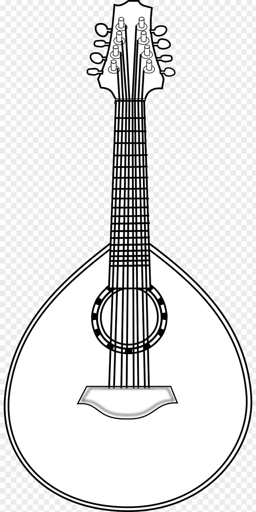 Musical Instruments Mandolin Lute Drawing Clip Art PNG