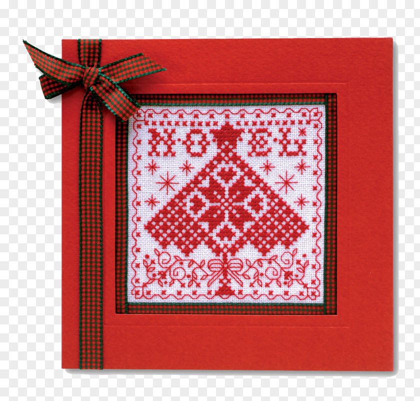 Pattern Cards Christmas Greeting & Note Cross-stitch PNG