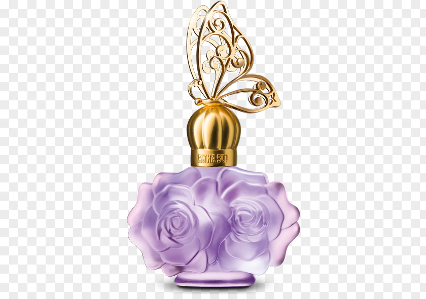 Purple Gold Crown Bottle Cologne Perfume Anna Sui La Vie De Boheme Eau Toilette Spray Bohème Bohemianism PNG