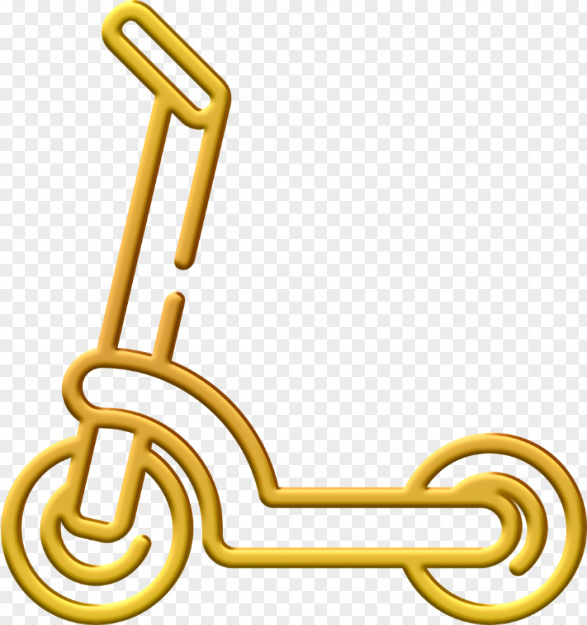 Active Lifestyle Icon Connection Scooter PNG