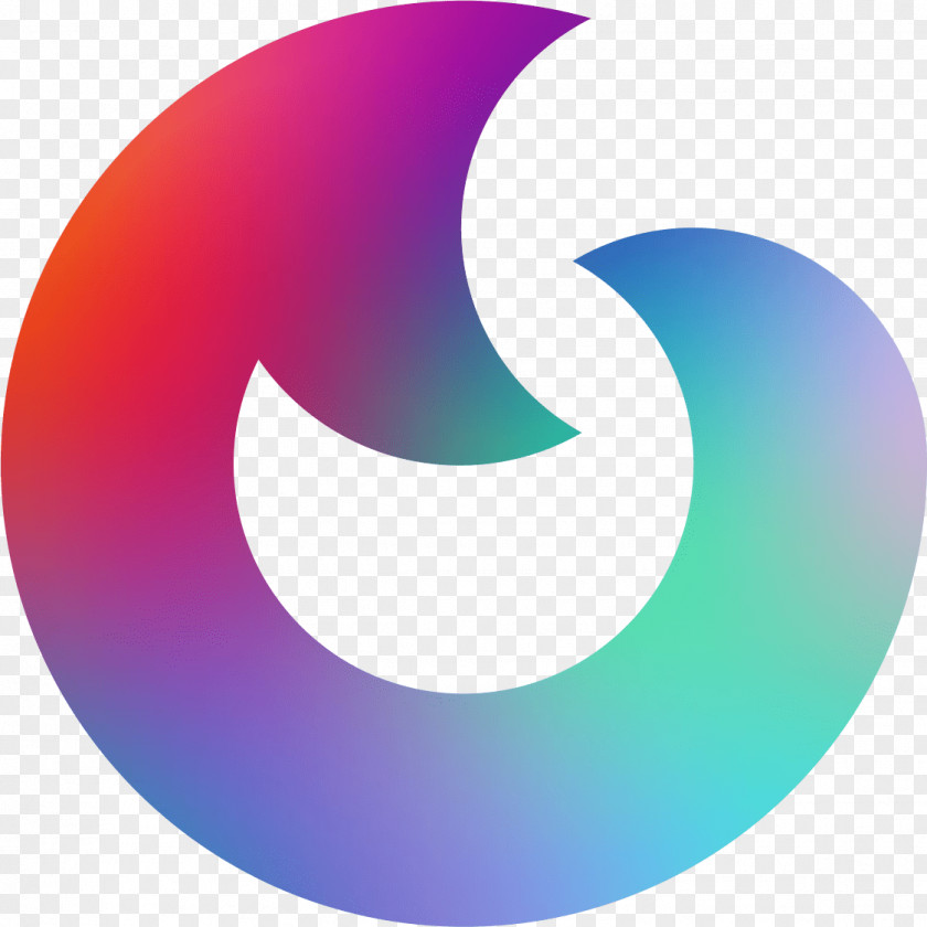Circle Logo Crescent Desktop Wallpaper PNG