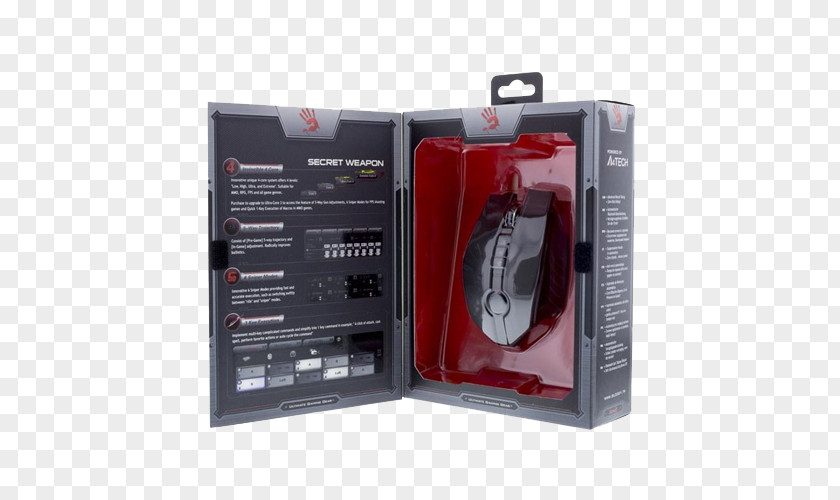 Computer Mouse A4Tech ZL5 Bloody Gaming PNG