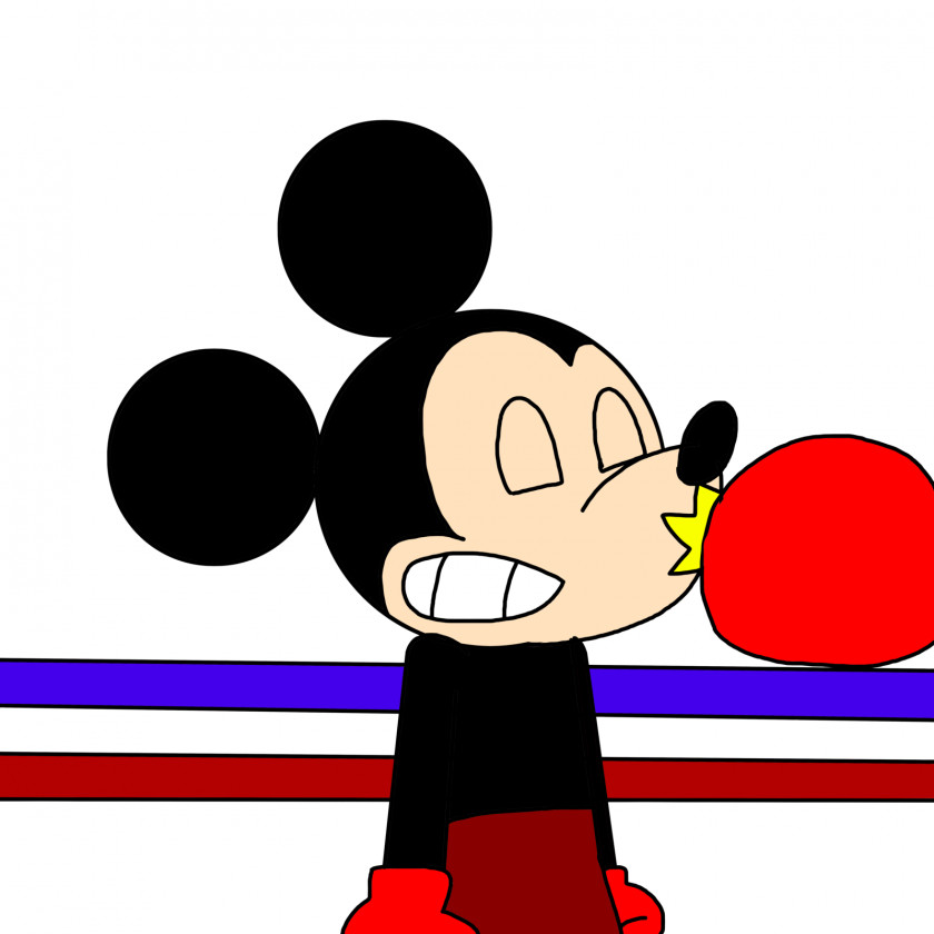 Mickey Mouse Minnie Donald Duck Boxing Punch PNG