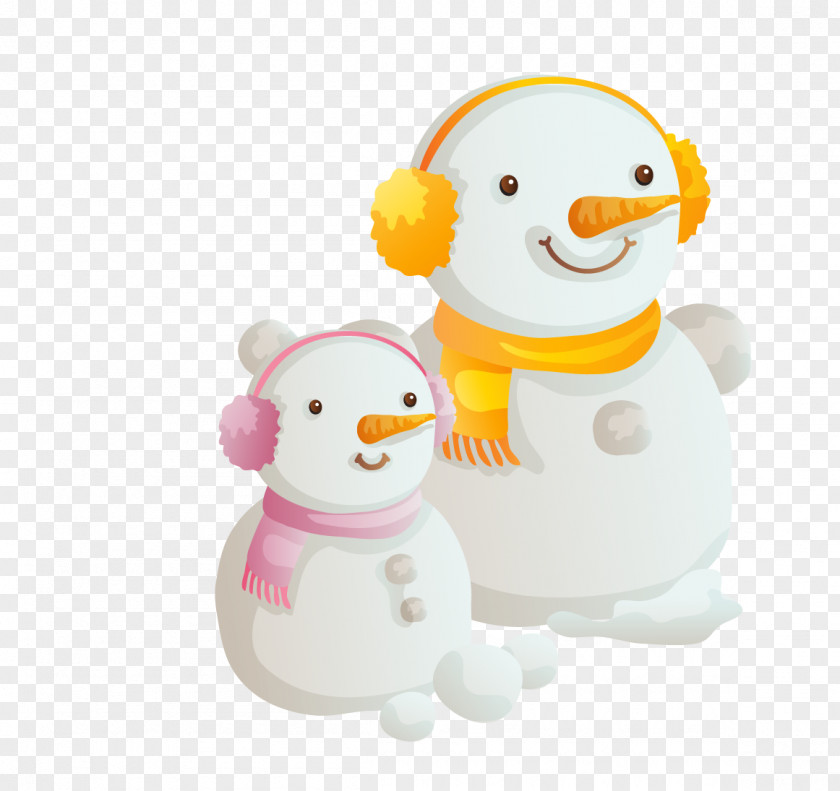 Snowman Vector PNG