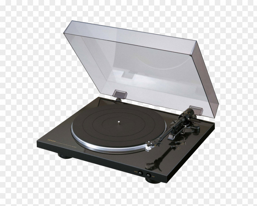 Turntable Denon DP-300F Phonograph Record DENON DP-29F Silver PNG