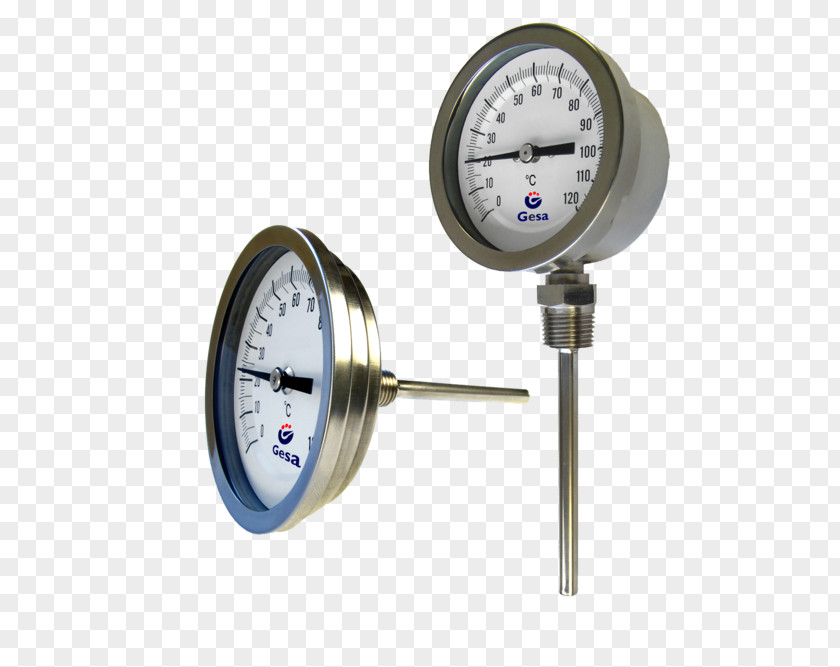 Gauge Gas Thermometer Bimetallic Strip Temperature PNG