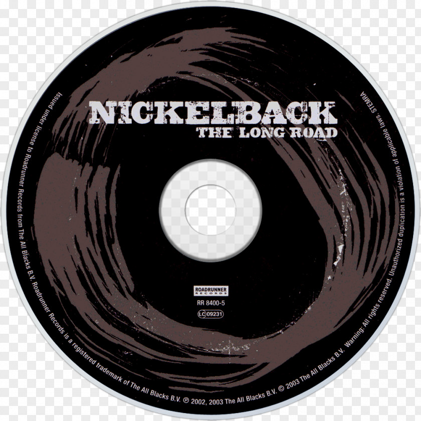 Long Road Compact Disc The Nickelback Roadrunner Records Album PNG