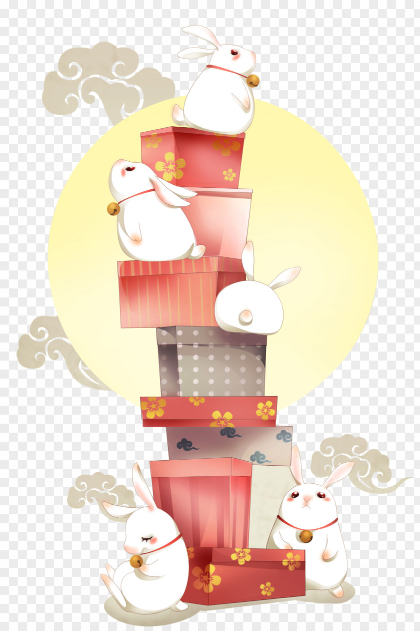 Mid-autumn Festival Gift Rabbit PNG festival gift rabbit clipart PNG