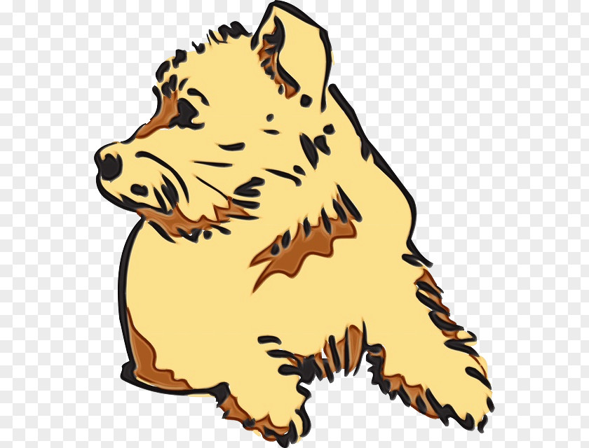 West Highland White Terrier Brown Bear Dog Cat-like Tail Snout PNG