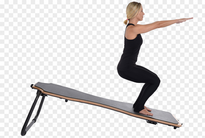 Yoga Pilates Slant Board Exercise Machine PNG