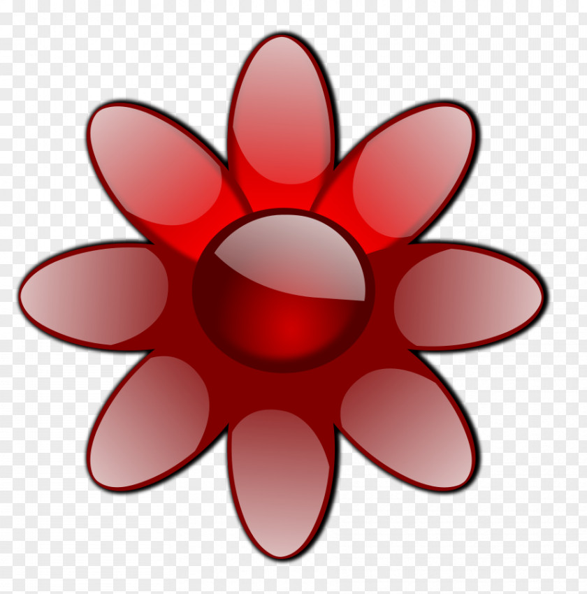 Glossy Cliparts Flower Poppy Clip Art PNG
