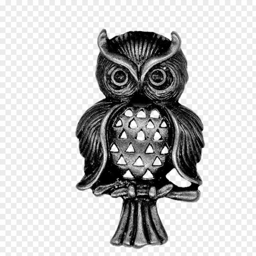 Owl Black And White PNG