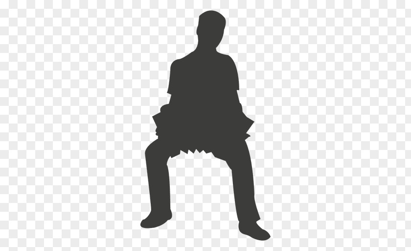 Silhouette Musician Accordion PNG