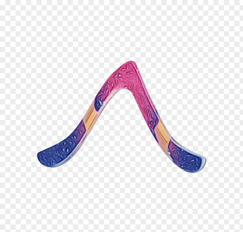 Violet Purple Boomerang PNG