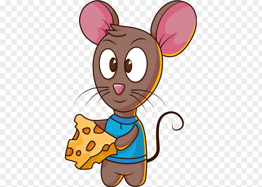 Animation Brown Rat Drawing PNG