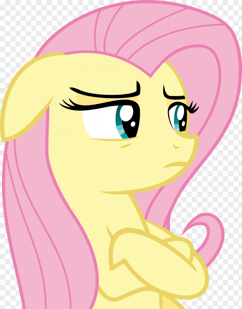 Fluttershy Angry Face DeviantArt Character PNG