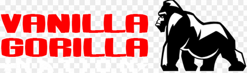 Gorilla T-shirt Logo Stencil PNG