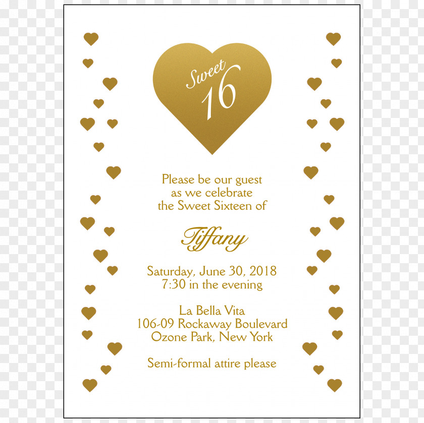 Party Wedding Invitation Naming Ceremony Sweet Sixteen Birthday PNG