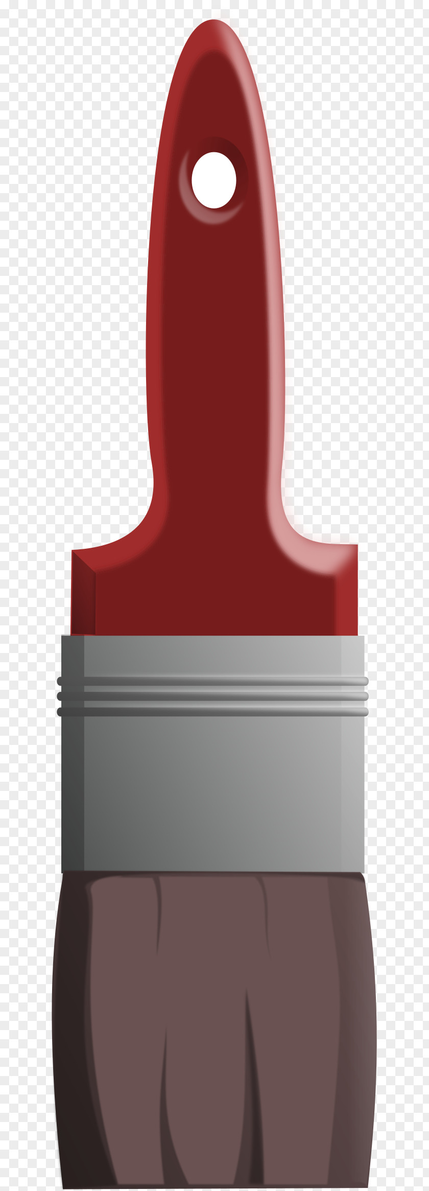 Red Watercolor Painting Paint Brush Cartoon PNG