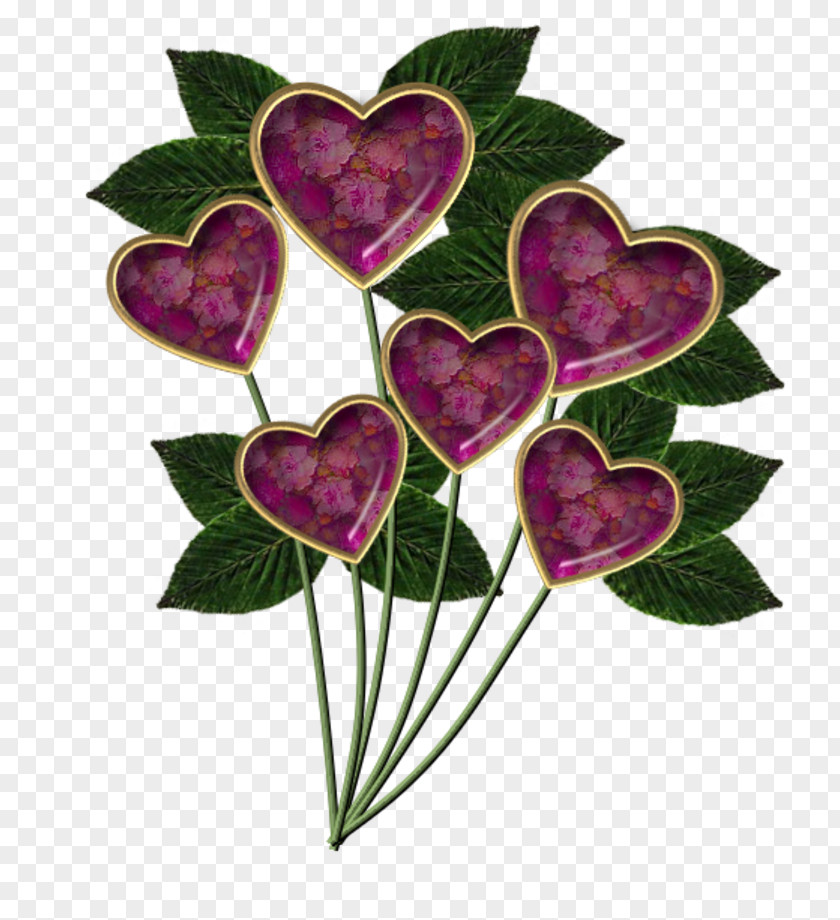 Flower Cut Flowers Heart PNG