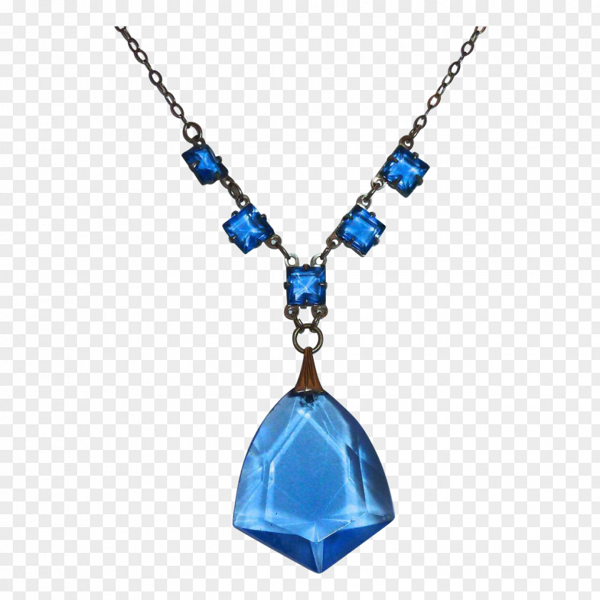 Jewellery Necklace Blue Charms & Pendants Gemstone PNG
