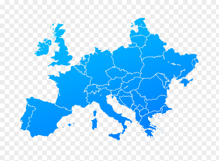 Map Europe Vector PNG
