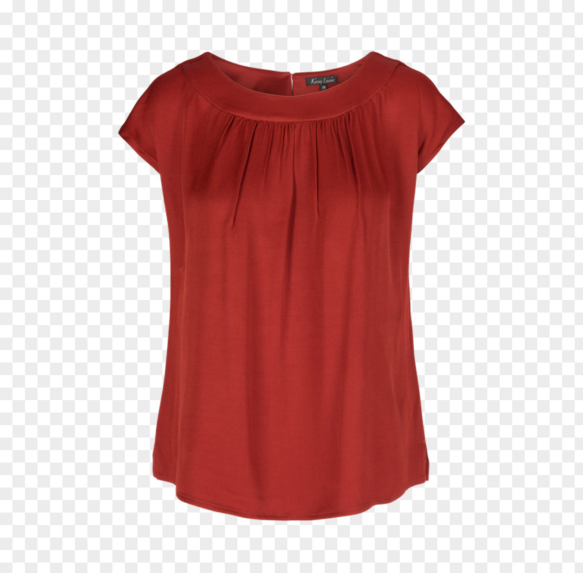 Red Silk Kimono Top Blouse T-shirt Satin Woven Fabric PNG