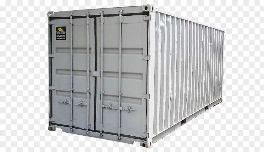 Shipping Container Front Cargo Intermodal Steel PNG