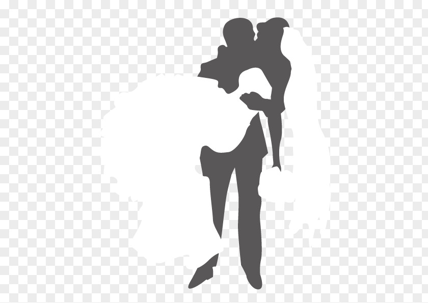 Vector Married Princess Hold Couple Silhouette PNG
