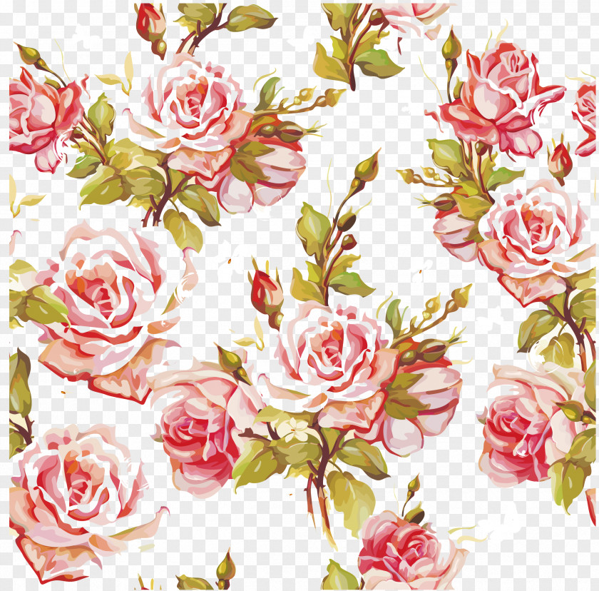 Camellia Red Vector Background Material Flower Floral Design Pattern PNG