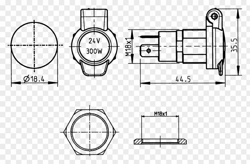 Car Technical Drawing Floor Plan PNG