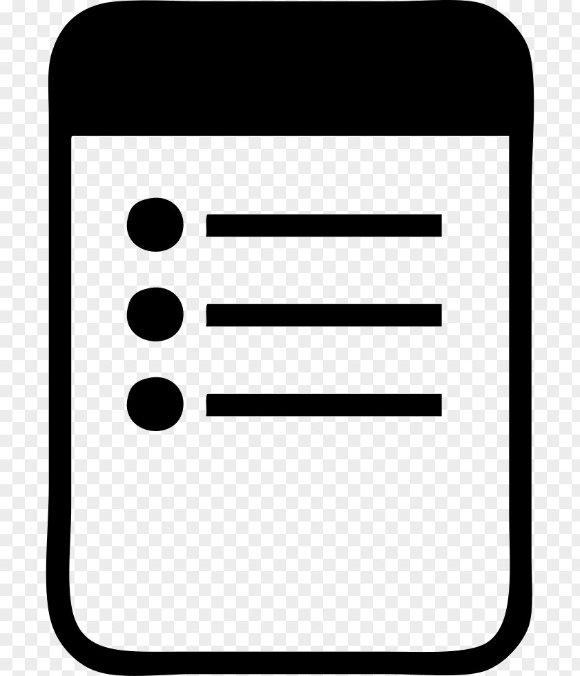 Line Art Rectangle Notebook Paper PNG