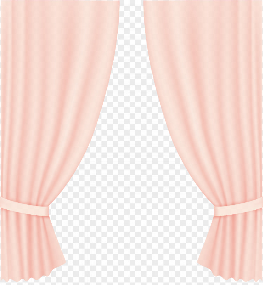 Transparent Curtain Peach Clip Art Image Los Angeles Pink Beautiful Trauma What About Us Red PNG
