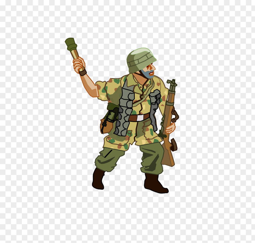 Cartoon Soldier Cliparts Second World War Army Paratrooper Clip Art PNG