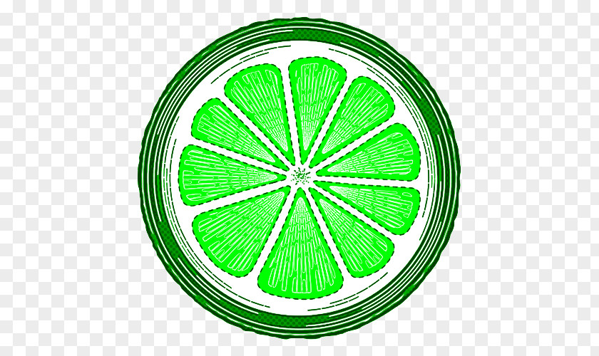 Green Leaf Symbol Line Circle PNG