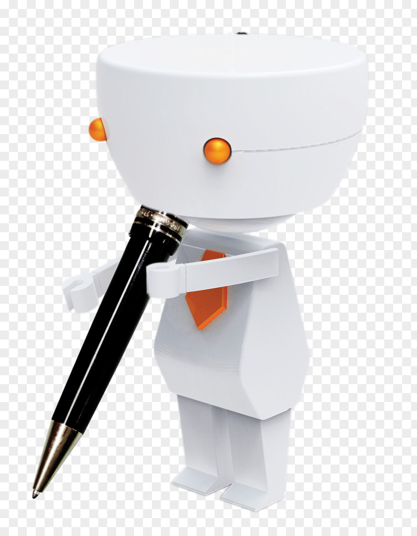 People Vector 3D Icon Robot Writing PNG